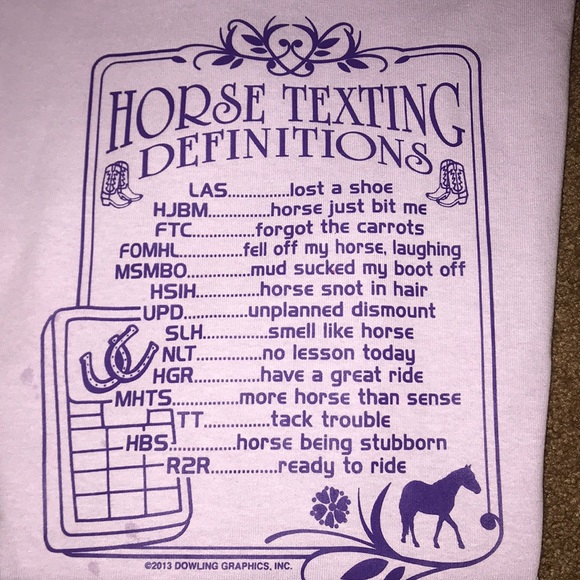 Lot of 3 girls teen Horse T-Shirts tee shirts CUTE - Picture 7 of 8